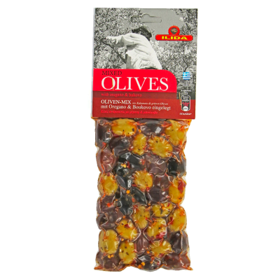 Mix olives vertes et noires