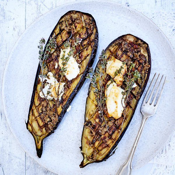 Aubergines marinées & feta