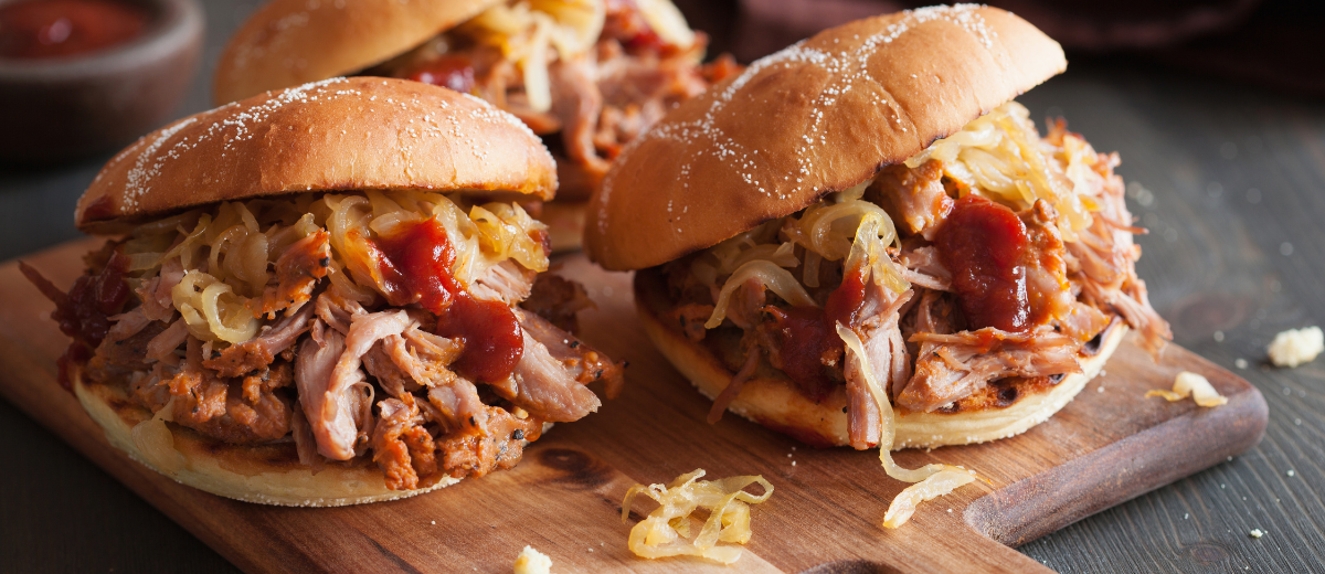 Burgers de pain de viande & oignons caramélisés