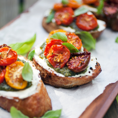 Bruschetta végétarienne