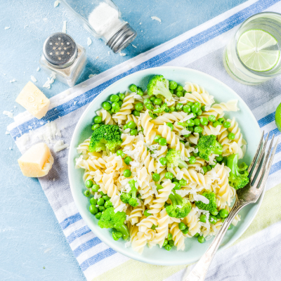 Fusilli aux légumes de printemps