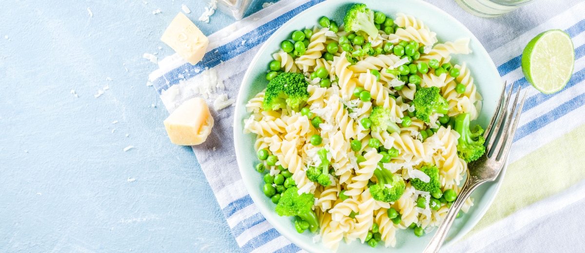 Fusilli aux légumes de printemps