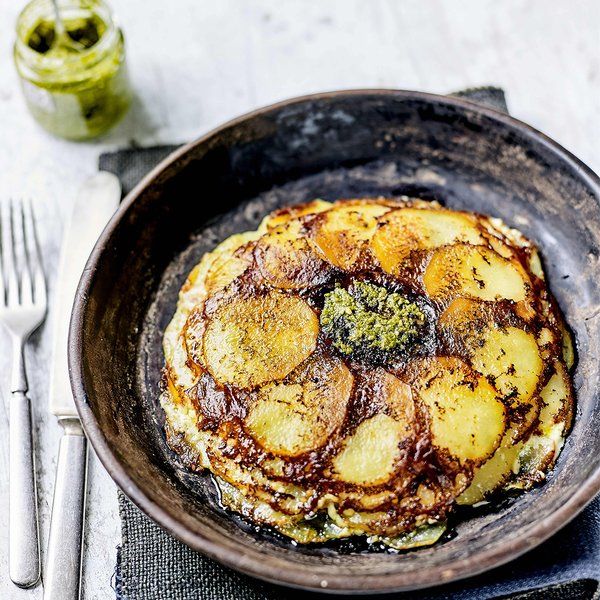 Gâteau de pomme de terre truffé