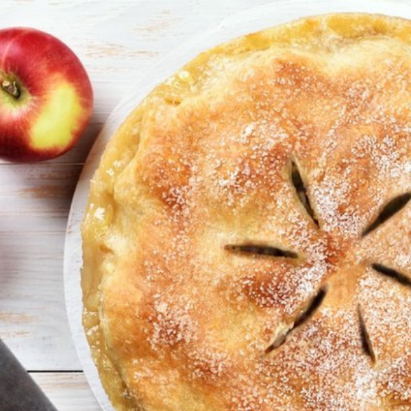 Tarte aux pommes & fruits rouges