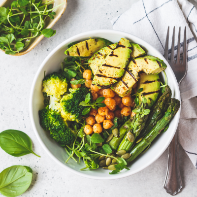 Légumes grillés à l'huile d'olive