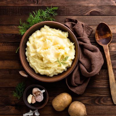 Purée de pommes de terre à l'huile d'olive