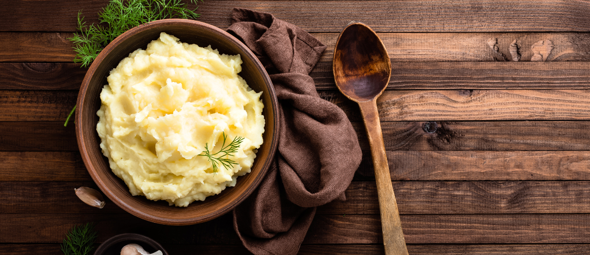 Purée de pommes de terre à l'huile d'olive