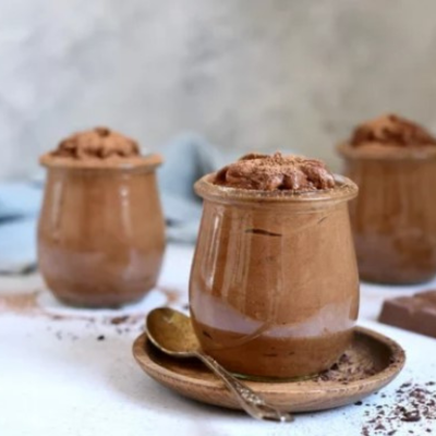 Mousse au chocolat & huile d'olive