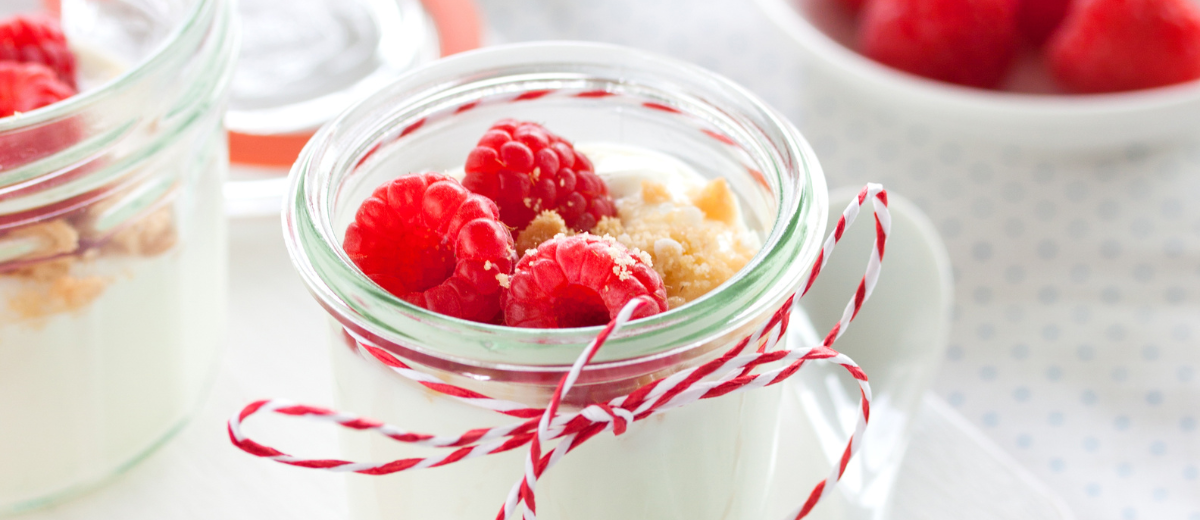 Panna cotta à la framboise