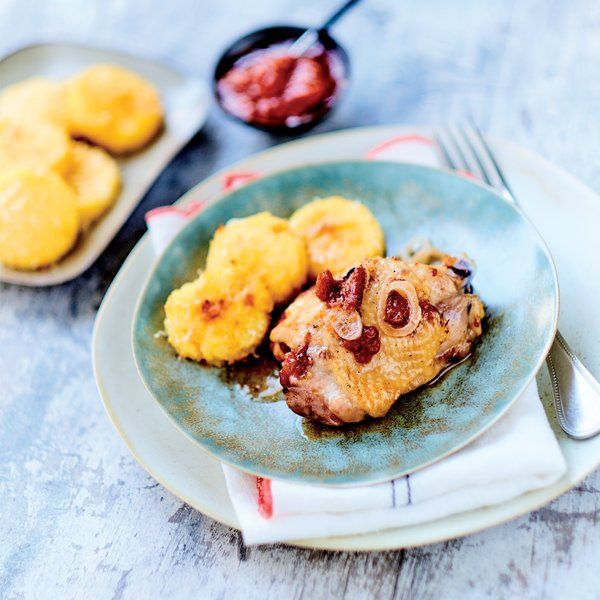 Poulet au délice de tomate et gnocchis