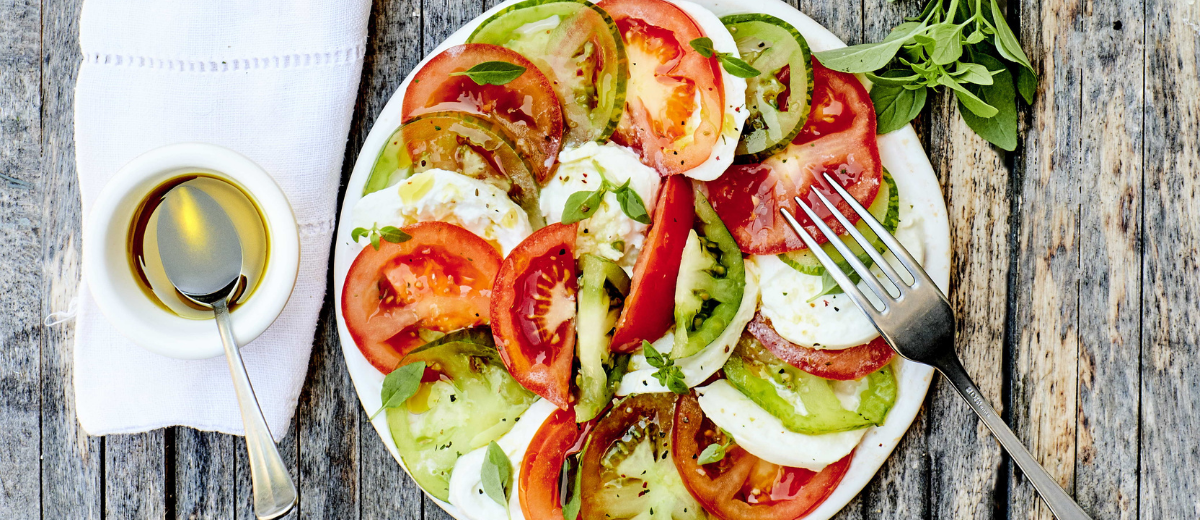 Salade tomates & mozzarella