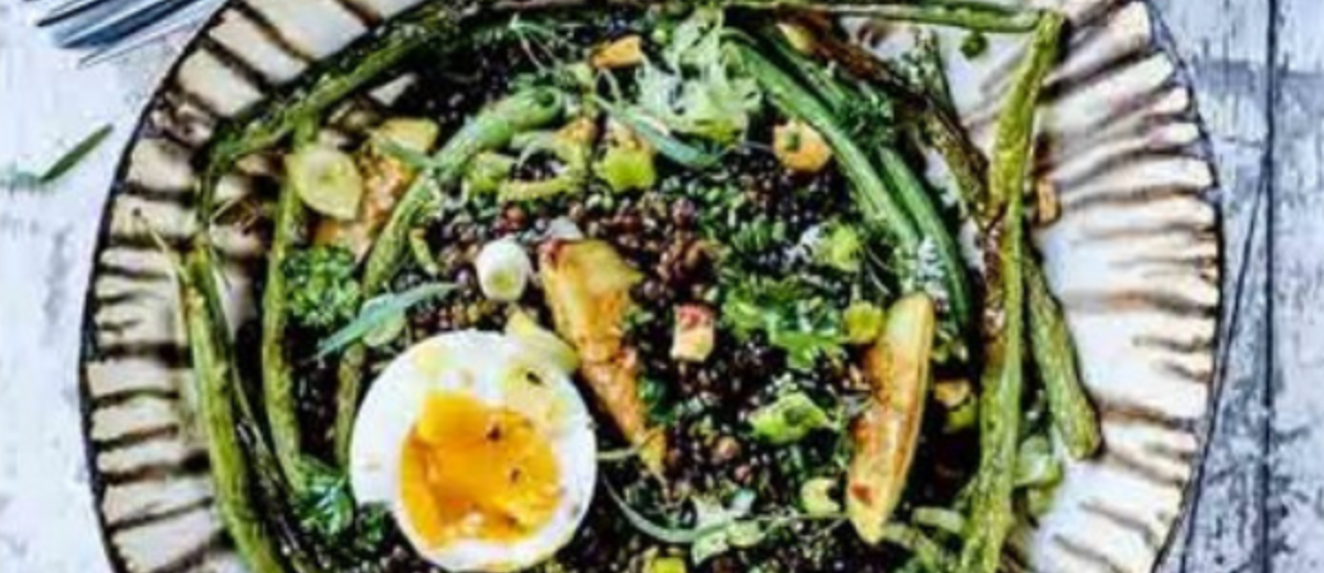 Salade de lentilles d'automne