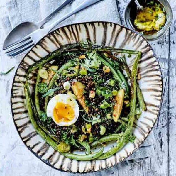 Salade de lentilles d'automne