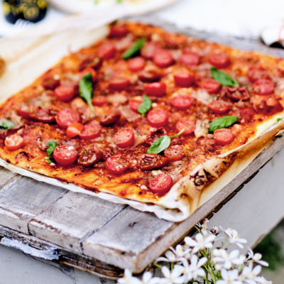 Pizza rosso aux 2 tomates