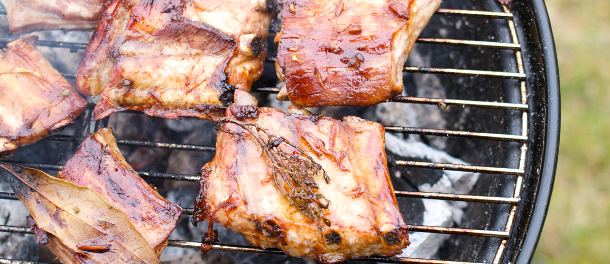 Ribs grillés, marinade gingembre & ail