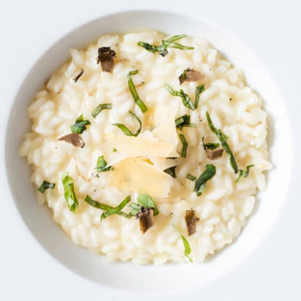 Risotto parmesan & huile de truffe noire